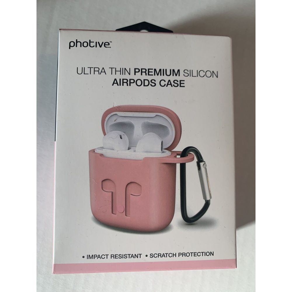 PHOTIV Airpod Case Ultra Thin Protective Premium Silicon Keychain‎ Skin NEW